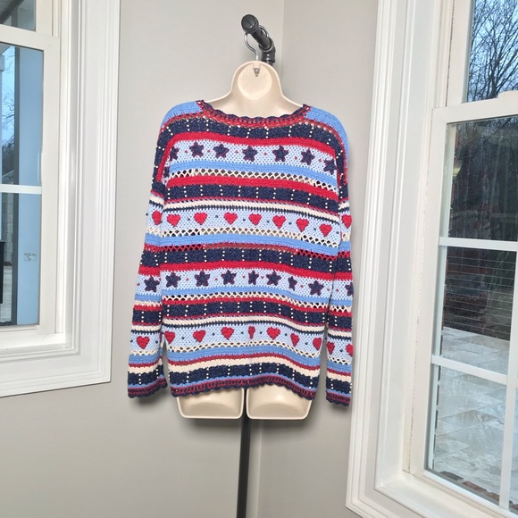 Design Options Philip Jane Gordon Crochet Cardigan ~ Women’s XL - Picture 2 of 8